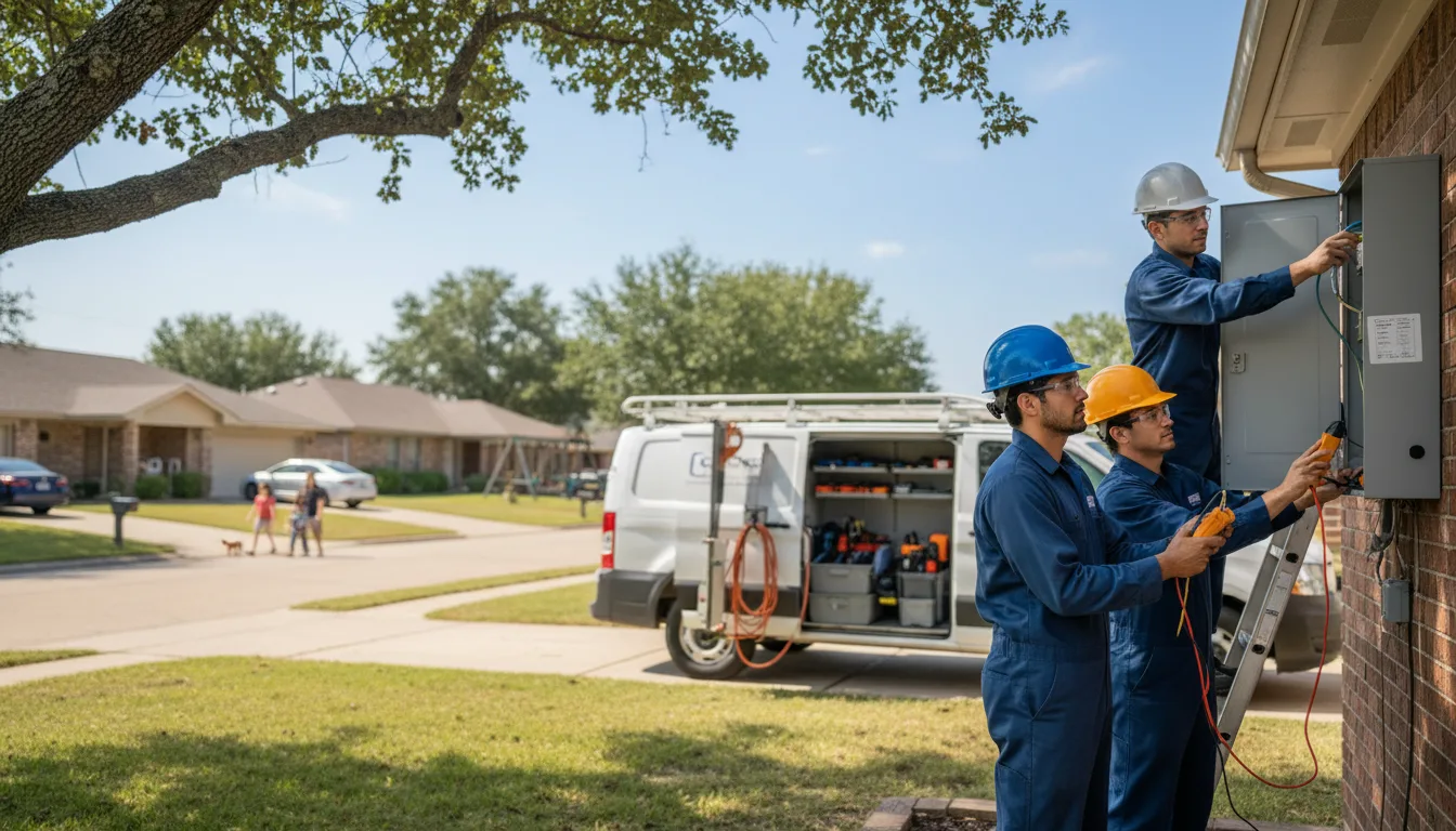 Certified electrician providing emergency electrical services in Bradford, OH